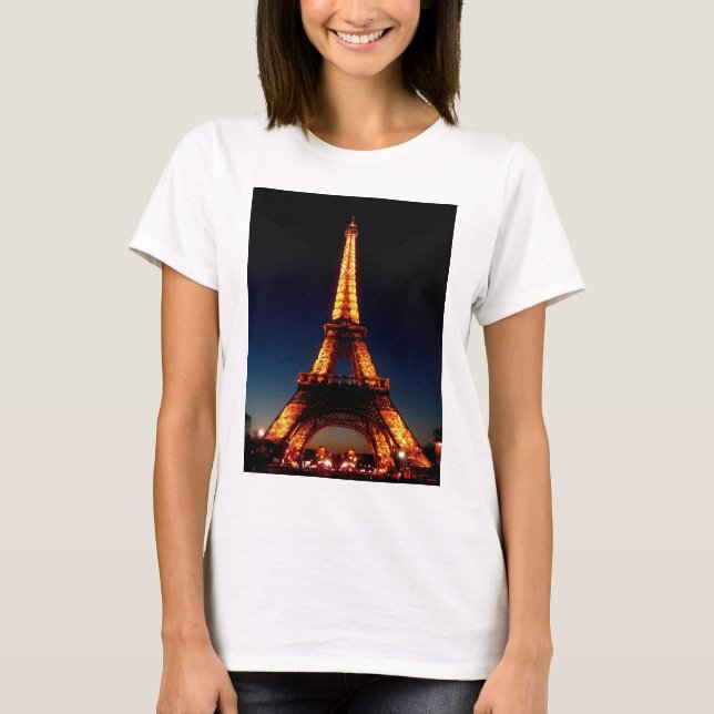 T-shirt Torre Eiffel em Paris (Frente)