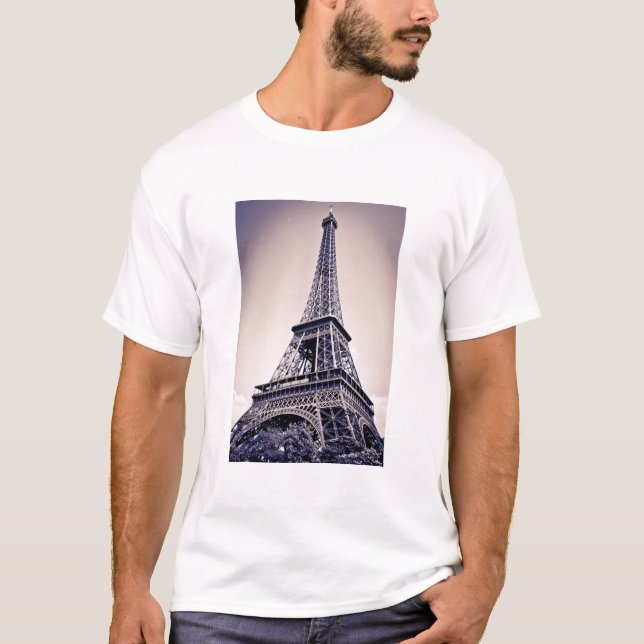 T-shirt Torre Eiffel, Paris, França (Frente)