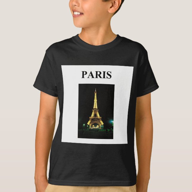 T-shirt torre Eiffel Paris france (Frente)