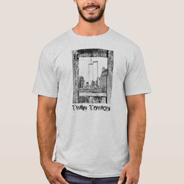 T-shirt Torres Gêmeas (Frente)