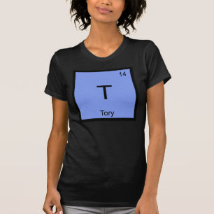 T-shirt Tory Nome Química Elemento Tabela Periódica