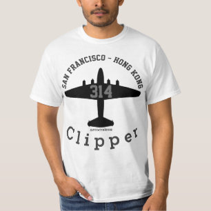 T-shirt tosquiadeira de Boeing 314 dos aerocratees