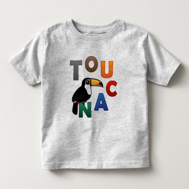 T-shirt Toucan colorido (Frente)