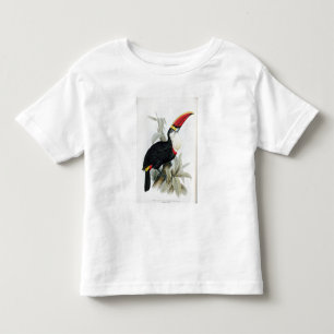 T-shirt Toucan Vermelho-Faturado, 'de uma monografia do
