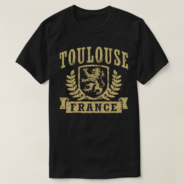 T-shirt Toulouse França (Frente do Design)