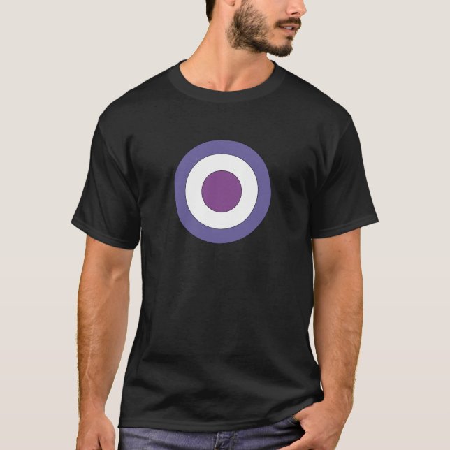 T-shirt Touro-olho roxo (Frente)