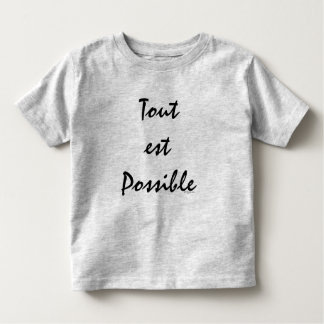 T-shirt Tout Possível