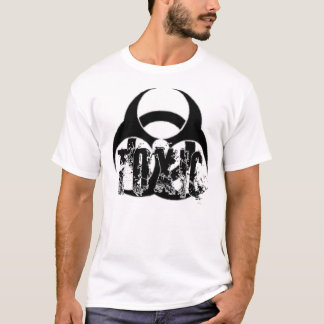 t-shirt tóxico do crânio