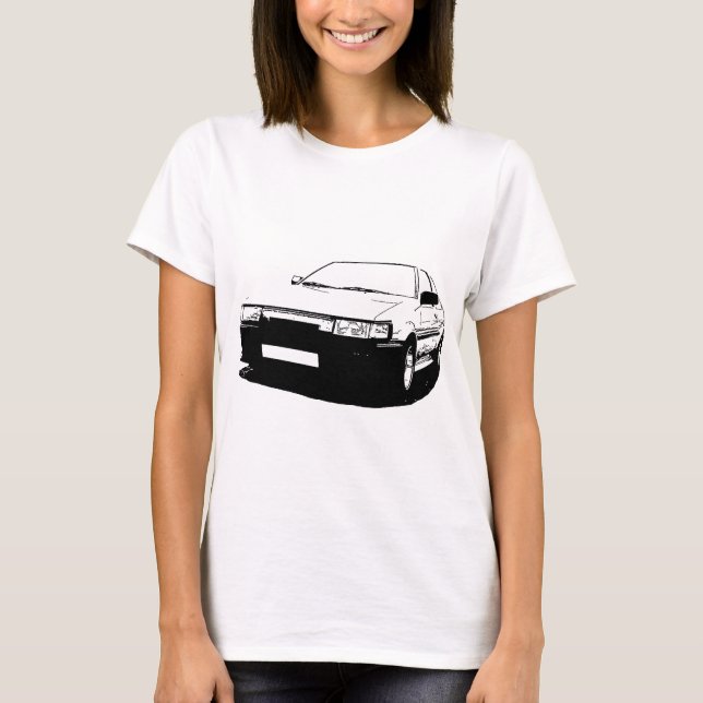 T-shirt Toyota AE86 (Frente)