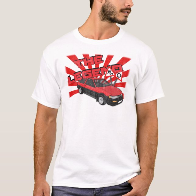 T-shirt Toyota Corolla AE86 (Frente)