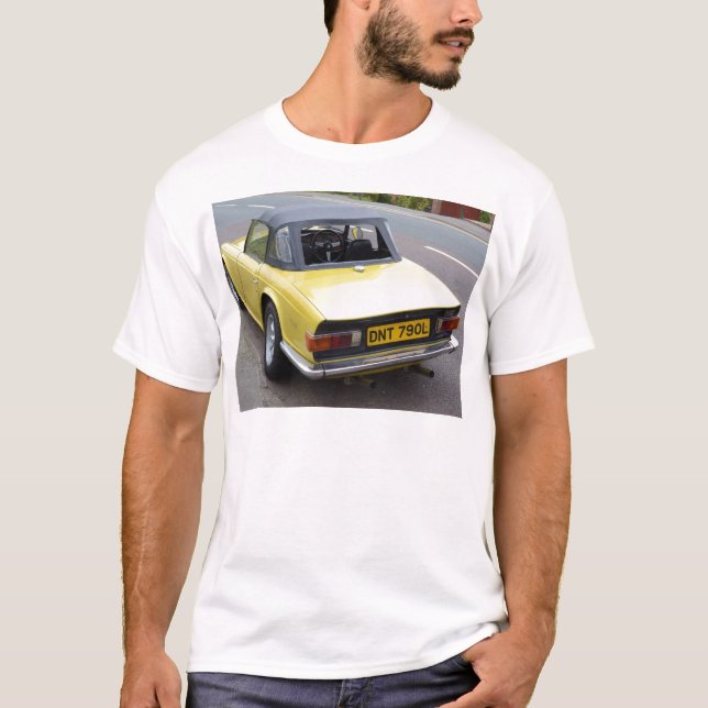 T-shirt TR6 clássico Triumph Sportscar (Frente)