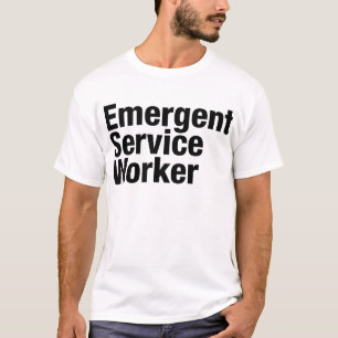 T-shirt Trabalhador de Serviço Emergente