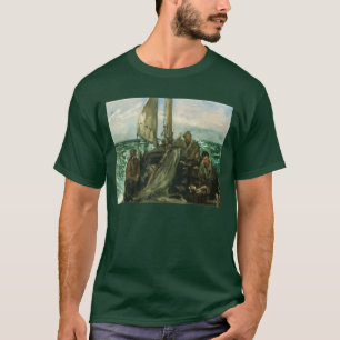 T-shirt Trabalhadores do Mar por Edouard Manet, Arte Antig