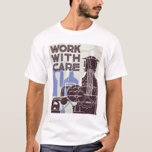 T-shirt Trabalho com cuidado WPA 1937