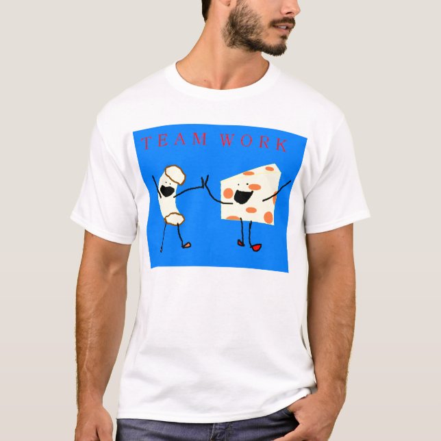 T-shirt trabalho da equipe (Frente)