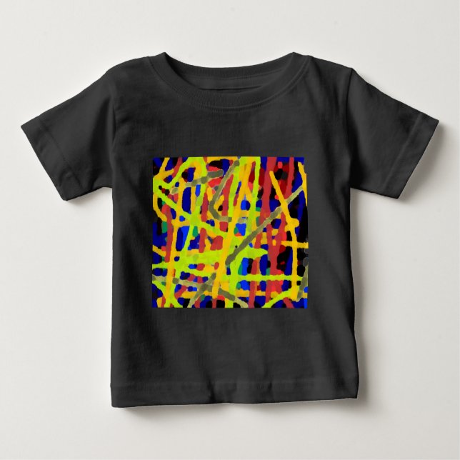 T-shirt Trabalho de arte de Abstrato colorida (Frente)