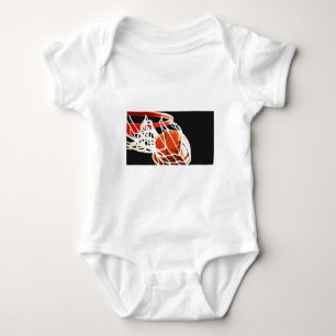 T-shirt Trabalho de arte de basquetebol