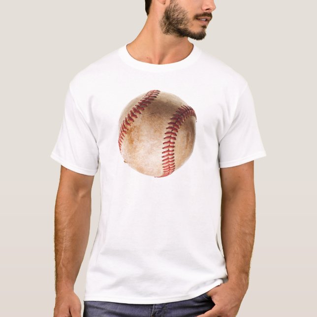T-shirt Trabalho de arte de beisebol (Frente)
