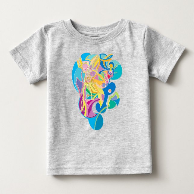 T-shirt Trabalho de arte Whimsical (Frente)