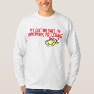 T-shirt Trabalhos de casa Intollerant