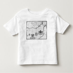 T-shirt Trace No.8 que mostra a rota da frota da armada