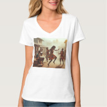 T-shirt tradicional de dança