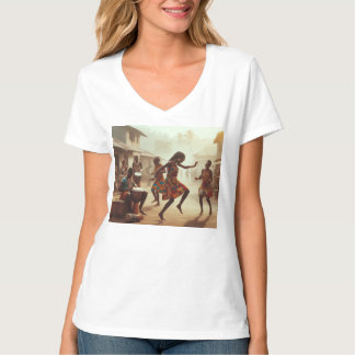 T-shirt tradicional de dança