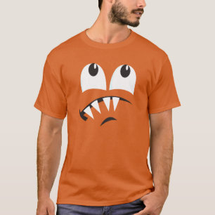 T-SHIRT TRAJE DA CARA DO MONSTRO DE SCAREDY