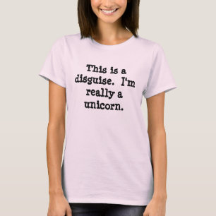 T-shirt Traje do unicórnio