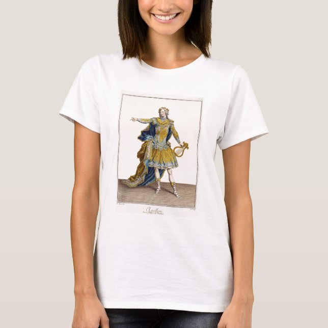 T-shirt Traje para Apollo na ópera "Phaethon", engrav (Frente)