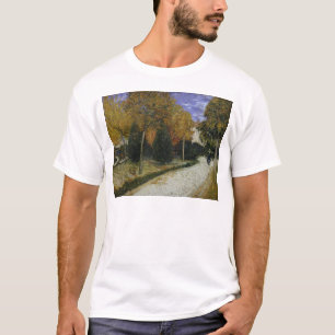 T-shirt Trajeto de Vincent van Gogh   no parque em Arles,