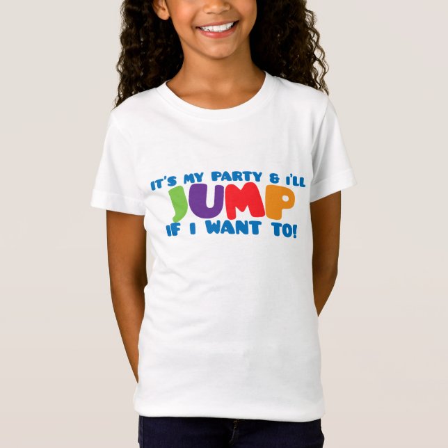 T-shirt Trampoline Salta Birthday T Shirt (Frente)