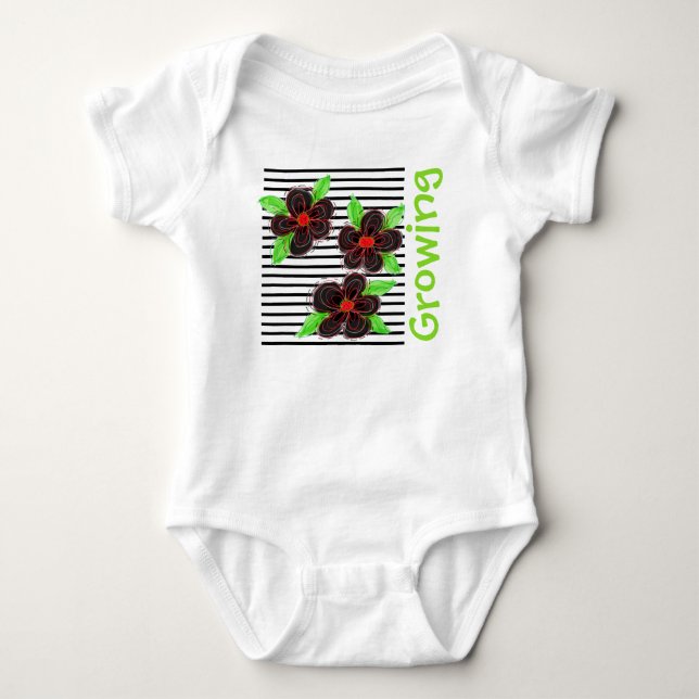 T-shirt Tranquilidade Moderna para Bebê (Frente)