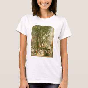 T-shirt Transept do palácio de cristal, 1851 (colorido
