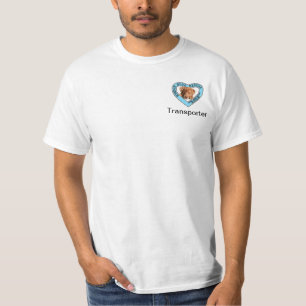 T-shirt Transportador azul Bonnie do salvamento