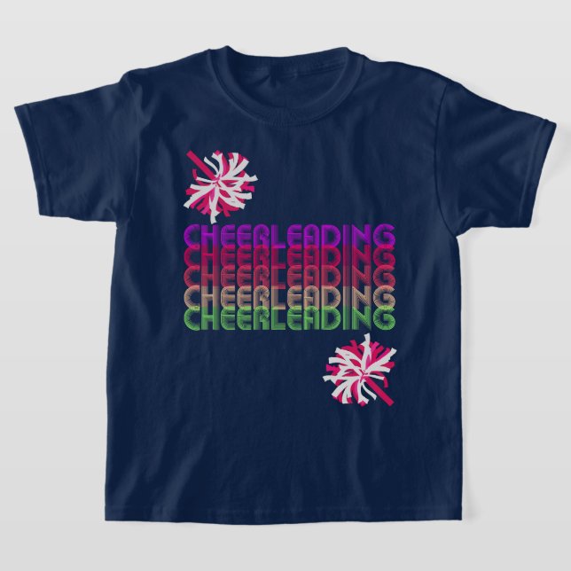 T-Shirt Traseiro De Cheerhead (Postura )