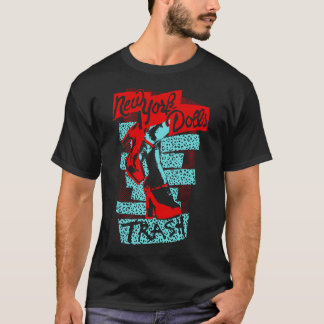 T-Shirt TRASH (Vermelho, Azul) de Nova Iorque Doll