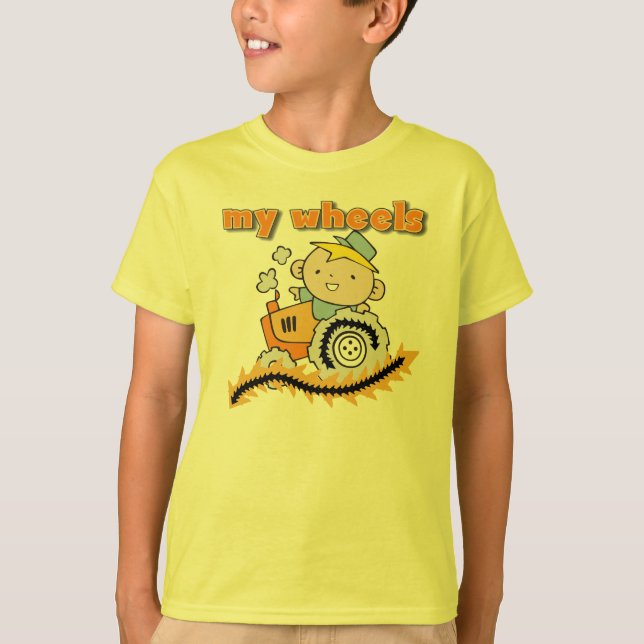 T-shirt Trator minhas rodas (Frente)