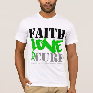 T-shirt Traumatismo cerebral Fé Love Cure
