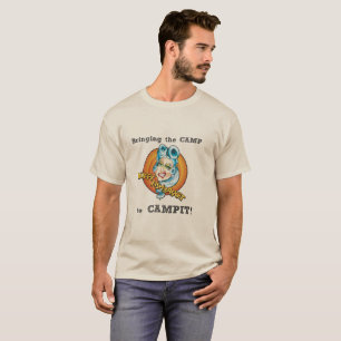 T-shirt Trazendo o acampamento a Campit