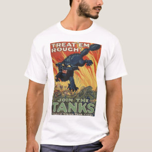 T-shirt Treat Em Rough-1918