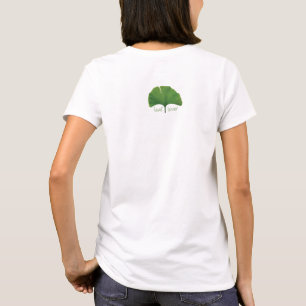 T-shirt Tree Hugger, Leaf Lover - Ginkgo