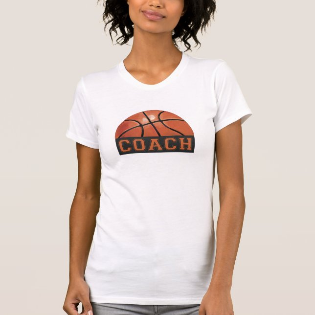 T-shirt Treinador de Basquete (Frente)