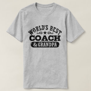 T-shirt Treinador e o vovô do mundo o melhor