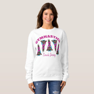 T-shirt Treinador Personalizado GYMNASTICS Gym Tumbling