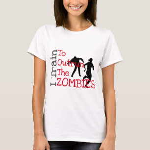 T-shirt Treinamento do zombi (vermelho)