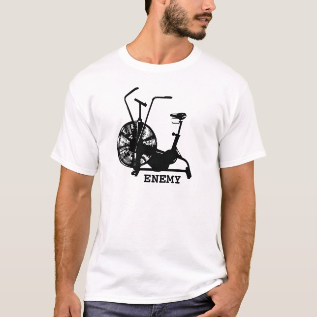 T-shirt Treinamento Engraçado Preto e Humor do Gym (Frente)