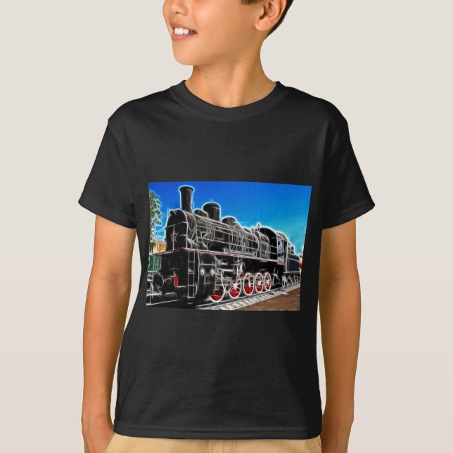 T-shirt Trem de Fractalius (Frente)