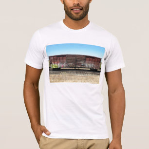 T-shirt Trem do frete da oxidação (com portas) com