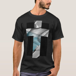 T-Shirt Trend Abstrato Blue Ocean